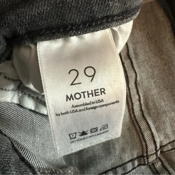 NWT Mother Hustler Heel jeans Magic 8 Ball size 29 gray - Picture 9 of 11
